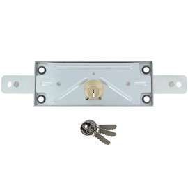 Amig - Metal lock for metal roller blind model 643 | cylinder: 15 mm | includes 3 keys made of nickel-plated brass, made of galvanised steel