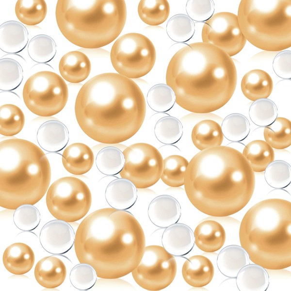 Brown Floating Pearls | 150 PCS Brown Vase Filler Beads