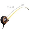 WellCut Retractable Tape Measure, with Metric & Imperial Dimensions, Rubberised