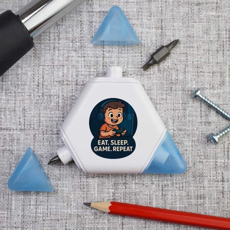 'Eat. Sleep. Game. Repeat.' Compact DIY Multi Tool (TI00039086)