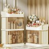 Organizador De Maquillaje 3 Capas Con Puerta Transparente