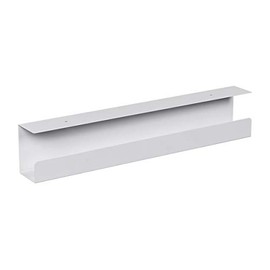 Monoprice Under Desk Cable Tray - Steel with Power Supply and Wire Management - Workstream Collection