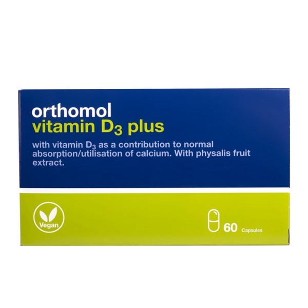 Orthomol- Orthopharm ORTHOMOL VITAMIN D3 PLUS 60 CAPSULES