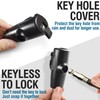 MARQUE Bike Lock with Key – 4FT 3/8” Straight Cable