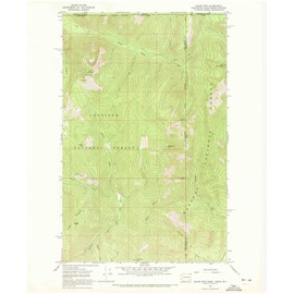 YellowMaps Salmo MTN WA topo map, 1:24000 Scale, 7.5 X 7.5 Minute, Historical, 1967, Updated 1971, 26.9 x 22 in - Paper