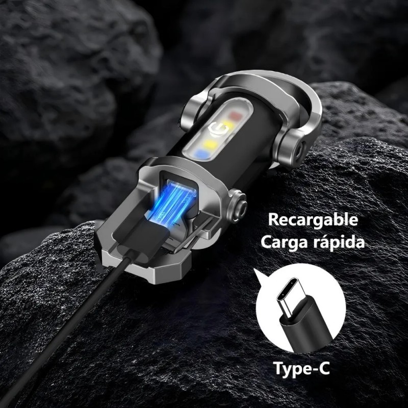 Linterna Tactica Recargables Lamparas Tacticas De Caza Gozid