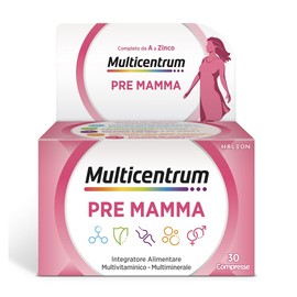 Multicentrum Pre-Mamma Integratore Alimentare Multivitaminico Completo con Acido Folico per le Donne che stanno Programmando una Gravidanza, 30 compresse