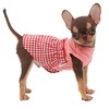 LOPHIPETS Dog Plaid Dress for Small Dogs Girl Teacup Chihuahua