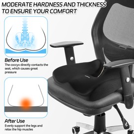 WUFANC Orthopaedic Seat Cushion