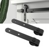 Cabinet Door Sliding Hanging Rail Pulley Kit Smooth Silent Barn