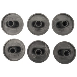 6 Pack Knobs Replacement for 71001641 AP4088491 PS2077264 WP71001641 Compatible with Jenn Air May-tag Range Cooktop Top Burner Control