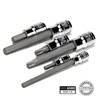 Capri Tools Long 3/16" Hex Bit Socket, 1/4" Drive, SAE