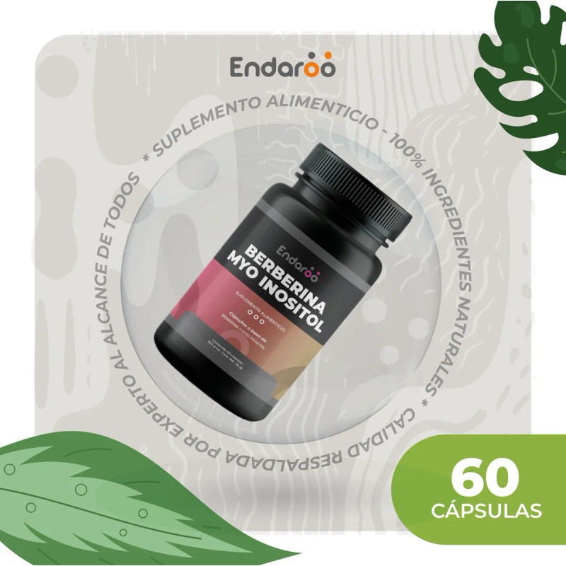 Berberina + Myo Inositol 60 Cápsulas