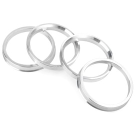 BRONEVO 64.1 to 72.6 Hub Centric Rings,ID=64.1mmOD=72.6mm,Aluminium Alloy Wheel Center Rings Hubrings Pack of 4