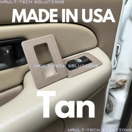Vault-Tech Solutions Tan Rear Window Switch Trim Repair Fix Escalade Yukon Tahoe Silverado 2000-2002