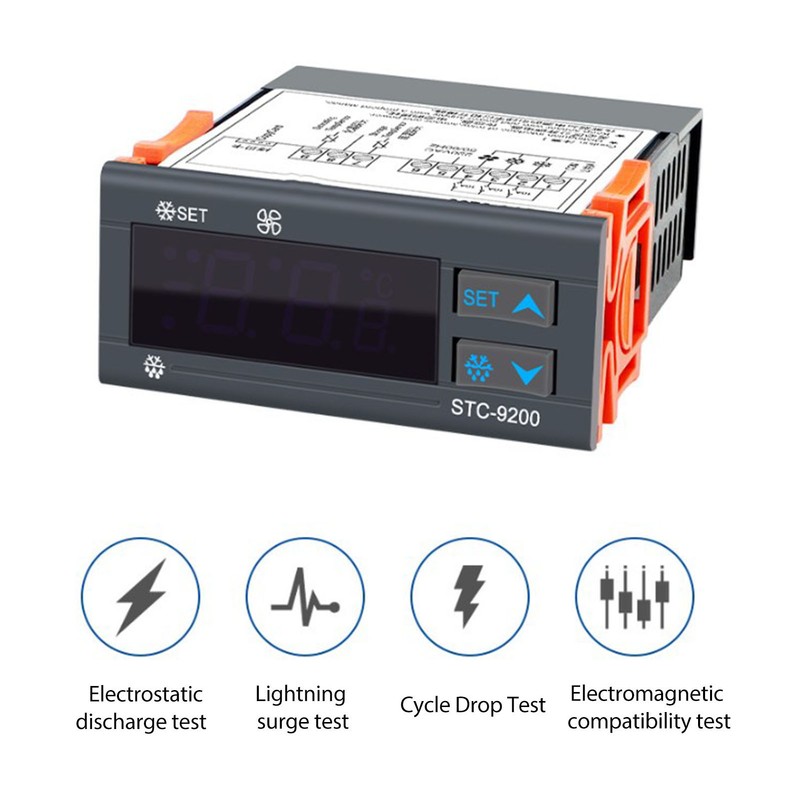 Intelligent Temperature Controller Refrigerating Defrosting Alarming Digital Thermostat ‑50℃ to