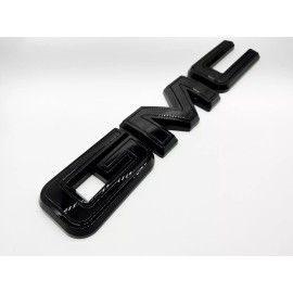 Auto Front GMC Gloss Black OVERLAY Emblem Badge Fit 2023 2024 GMC Canyon