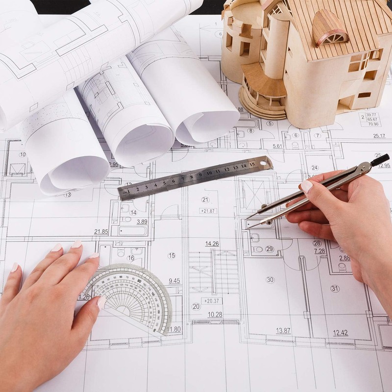 Plastic Protractor,10 PCS Protractor Geometry Set 4 Inch Plastic Math