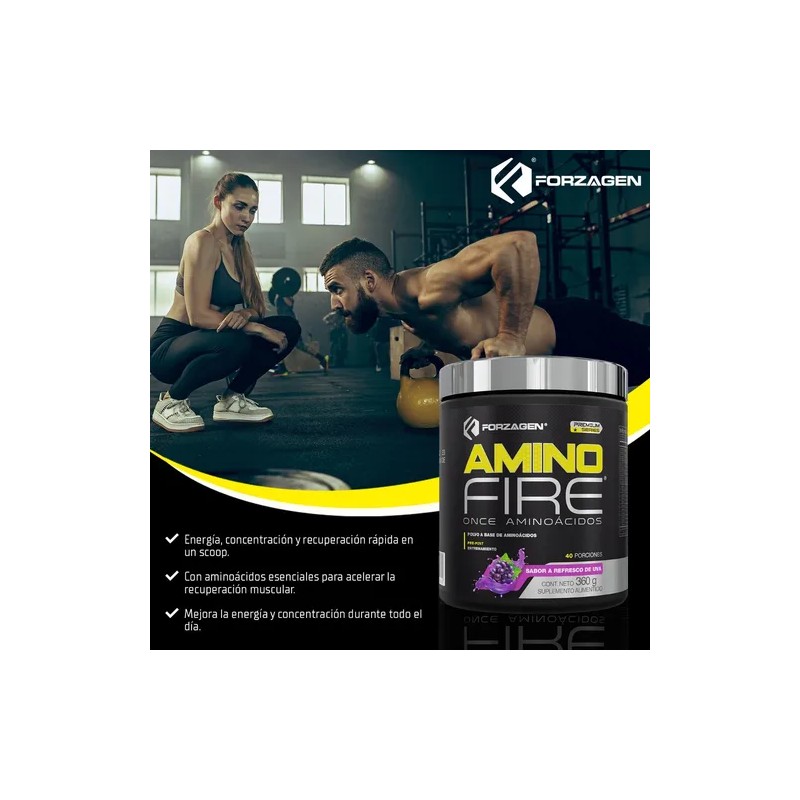 Forzagen Eaa Amino Fire 360g | Con L-glutamina + Energía