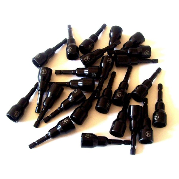 LOT OF ~ 25 ~ LASER ETCHED 14mm IMPACT MAGNETIC