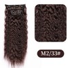 6PCS Clip in Hair Extensions 22" Synthetic Long Curly Wavy