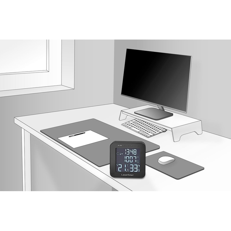 Umarex Laserline AirMonitor CO2 (with display, with NDIR technology sensor,