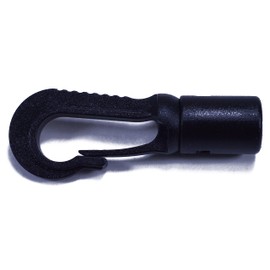 1/8" Shock Cord End Hooks - Bungee Locking Clips - 10 Pack