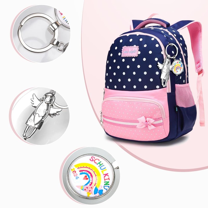 Humairc Einschulung Mädchen Geschenk Schutzengel Schlüsselanhänger Schulkind Schultüte Füllung Schulanfang