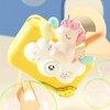 Kids Bubble Maker Cartoon Camera Shape Portable Handheld Automatic Bubble