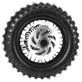 Unbranded Rear Wheel 3.00-10 Tire Rim w/ Brake Mini Dirt Bike Scooter CRF50 XR50 Coolster