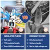 9 Inch 1000V Insulated Linesman Pliers, Multipurpose Insulated Combination Pliers