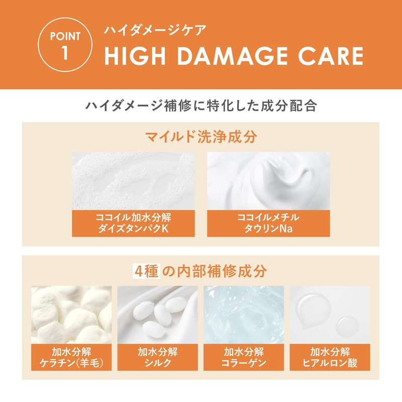 Noin Yarden High Damage Care Shampoo Bottle (13.5 fl oz