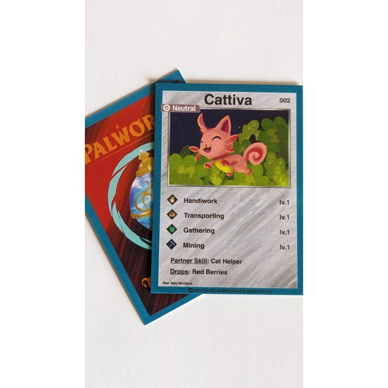 Palworld Trading Cards, Fan Art 6-Pack (2024)