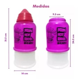 AleSs.Shop 2 Vaso Dulcero Fiesta Regalo Pelon Pelo Rico Gigante