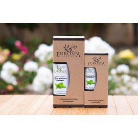 EuroSpa Aromatics Pure Eucalyptus Oil ShowerMist and Steam Room Spray, All-Natural Premium Aromatherapy Essential Oils - Menthol Infused, 2oz