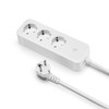 Offgridtec Smarte 3-Fach Steckdosenleiste mit Smart Life- oder Tuya-App 1,8m