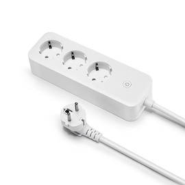 Offgridtec Smarte 3-Fach Steckdosenleiste mit Smart Life- oder Tuya-App 1,8m Kabel (1, 1 Stück)