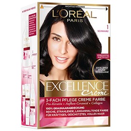 L'OrÃ©al Paris Excellence Creme Coloration, 1 - Schwarz