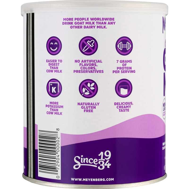 Meyenberg Whole Powdered Goat Milk, Vitamin D, 12 Ounce