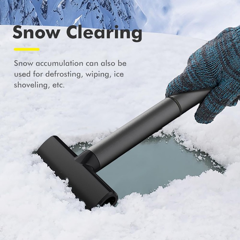 XTryfun Ice Scraper with Detachable Window Squeegee for Cars Windshield