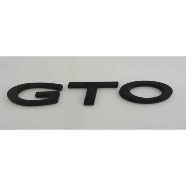 gtog8ta 04-06 Pontiac GTO Kidney Grille Grill Emblem Letters BLACK