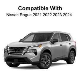 Driver Side Mirror Replacement for Nissan Rogue US Version 2021-2024 Left Side View Mirror Glass w/o Auto-dimming