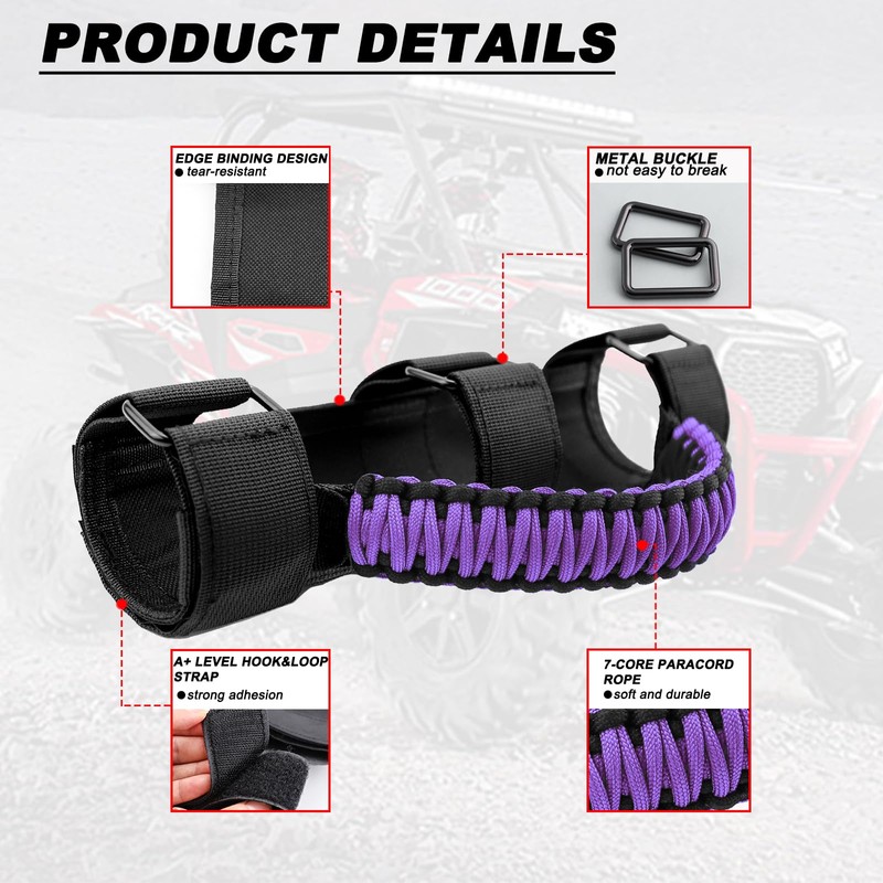 Roll Bar Grab Handles for UTV&ATV Roll Cage Bar Handles