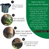 ComfortTrim Green Carbon Fiber Print Leg Guards - Ultimate Protection,