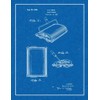 Carpet Sweeper Patent Print Blueprint with Border (24" x 36")