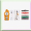 ThreadZips Stitch & Go: 27-Piece Travel Sewing Kit with Orange
