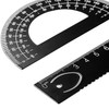 6 Pcs Triangular Ruler Set 12 Inch Engineering Scale Aluminum