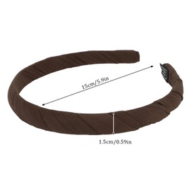 Norbiariz 5 Pack Plain Headbands for Women Hair Accessories for Women Headband Girls Fashion Head Bands for Women's Hair