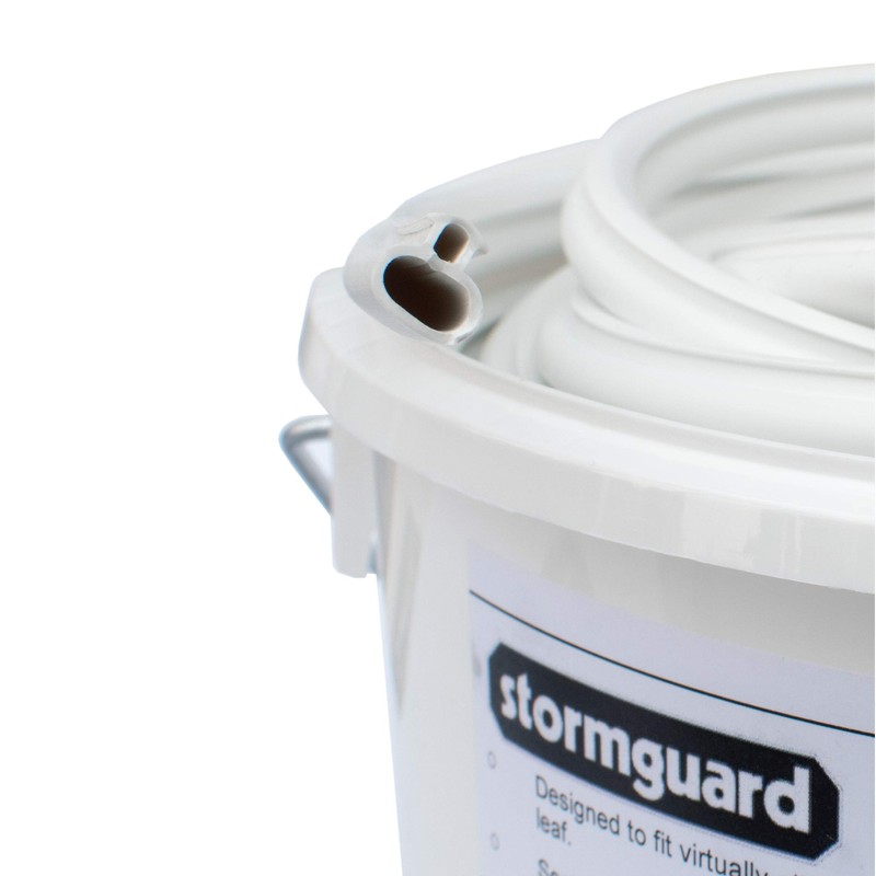 Stormguard UPVC Replacement Door and Window Gasket Rubber Seal (White)