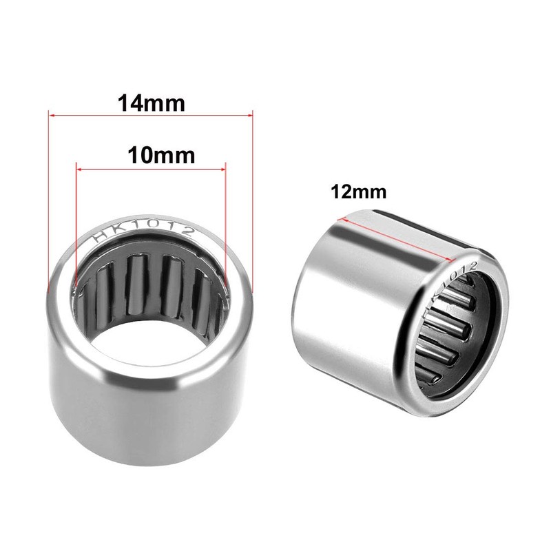 sourcing map HK1012 Drawn Shells Needle Bearings 10 mm Bore
